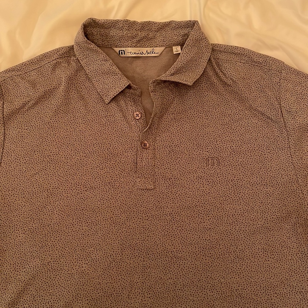 Travis Matthew L Gray Polo